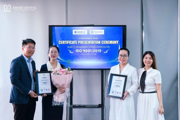 Nha khoa Smart đạt chứng nhận ISO 9001:2015 0