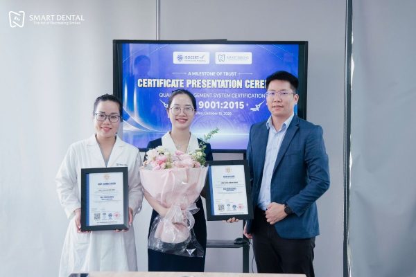 Nha khoa Smart đạt chứng nhận ISO 9001:2015 3