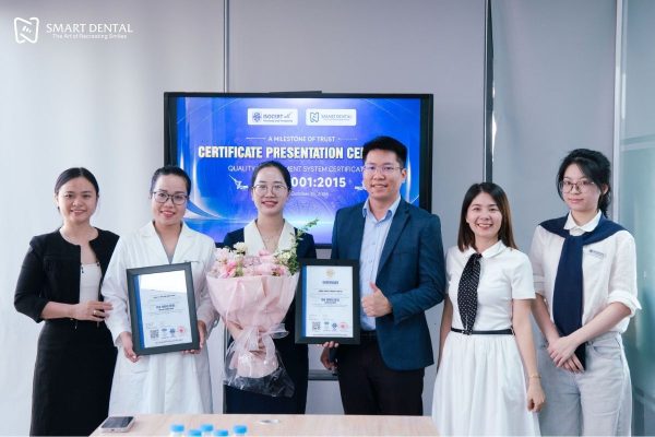 Nha khoa Smart đạt chứng nhận ISO 9001:2015 1